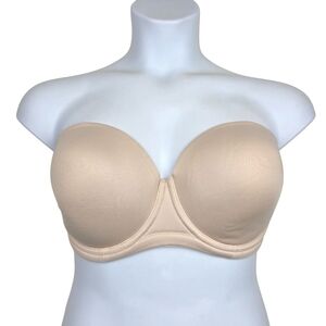 Wacoal Womens Red Carpet Strapless Nude Bra Size 36G